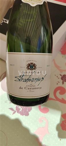 Champanhe Charles de Cazanove Stradivarius Não Sazonado