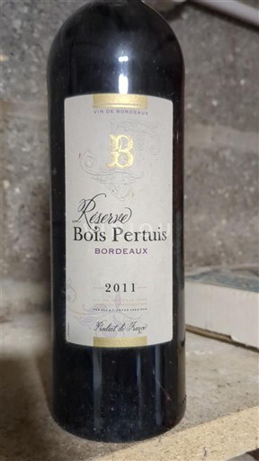 Bordeaux Bois Pertuis Réserve 2011