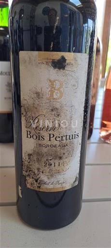 Bordeaux Bois Pertuis Réserve 2011