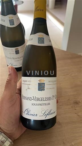 Bourgogne Pernand-Vergelesses Premier Cru Olivier Leflaive Sous Fr%c3%a9tilles 2019
