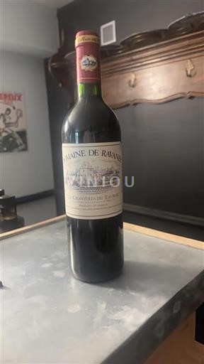 Vin Rouge sec Les Gravières du Taurou Domaine Ravanès 1999 France Languedoc AOC
