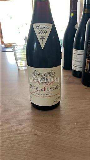 Valle del Rodano Côtes-du-Rhône Château Fonsalette Réservé 2009