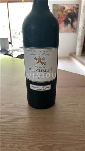 Bordeaux Pessac-Léognan Grand Cru Pape Clément 2015