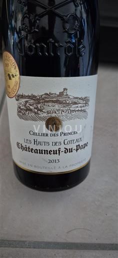 Thung lũng Rhône Châteauneuf-du-pape Cellier des Princes Les Hauts des Coteaux 2013