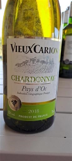 Languedoc-Roussillon Pays d'Oc Vieux Carion Chardonnay 2018