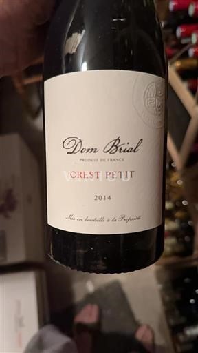 Roussillon Côtes du Roussillon Dom Brial Crest Petit 2014