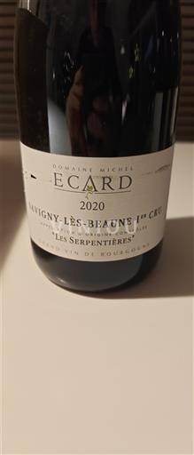Bourgondië Savigny-lès-Beaune Premier Cru Domaine Michel Ecard Les Serpentières 2020