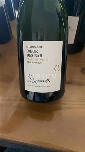 Champaña Champán Devaux Cœur des Bar Sin añada