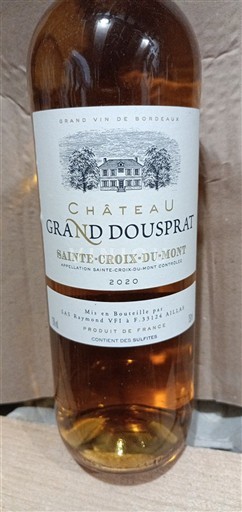 Burdeos Sainte-Croix-Du-Mont Château Grand Dousprat 2020