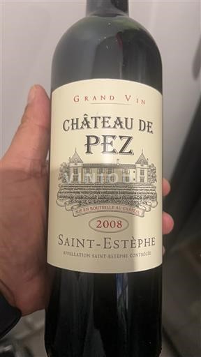 Bordeaux Saint-Estèphe Château Pez 2008