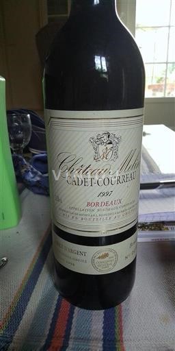 Bordeaux Château Melin Cadet-Courreau 1997