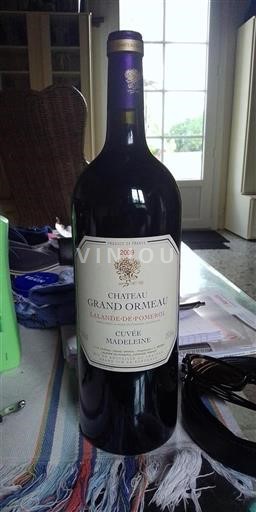 Bordeaux Lalande-de-pomerol Château Grand Ormeau Madeleine 2009