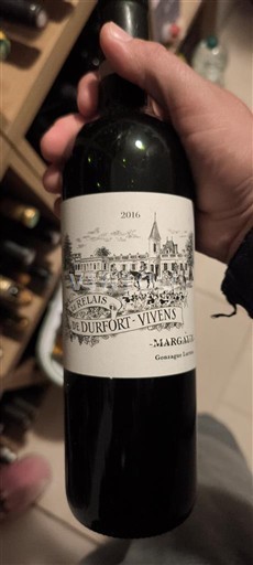 Bordeaux Margaux Grand Cru Château Durfort-Vivens Le Relais de Durfort-Vivens 2016
