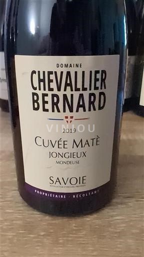 Savoie ja Bugey Jongieux Chevallier Bernard Matè 2019