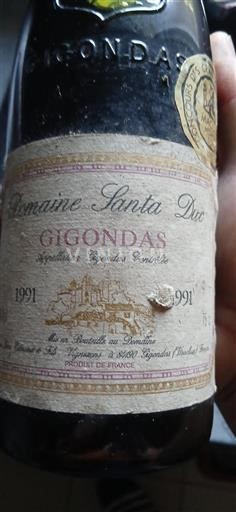 Rhônetal Gigondas Domaine Santa Duc 1991