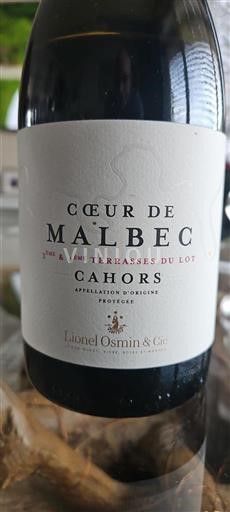 Sydväst Cahors Lionel Osmin & Cie Cœur de Malbec Icke årgångsbetecknad