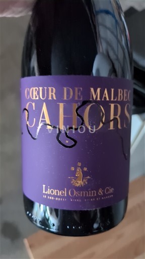 Jugozahod Cahors Lionel Osmin & Cie Cœur de Malbec Neleten.