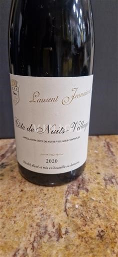 Burgundsko Côte de nuits villages Laurent Jeanniard 2020