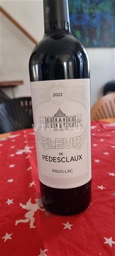 Bordeaux Pauillac Château Pédesclaux Fleur de Pédesclaux 2022