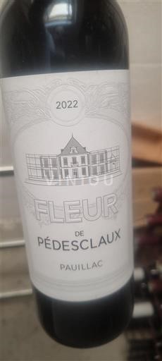 Bordeaux Pauillac Château Pédesclaux Fleur de Pédesclaux 2022