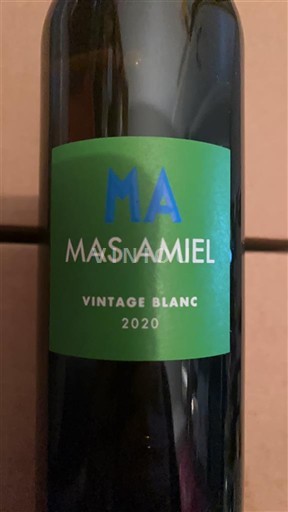 Roussillon Côtes du Roussillon Mas Amiel Vintage Blanc 2020