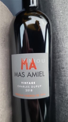 Roussillon Maury Mas Amiel Vintage Charles Dupuy 2018