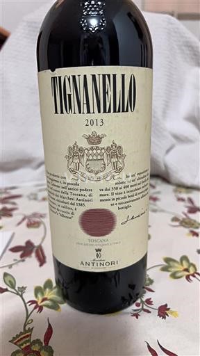 Toskánsko Nespecifikováno Antinori Tignanello 2013