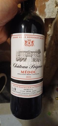 Bordéus Médoc Château Prignac 2021