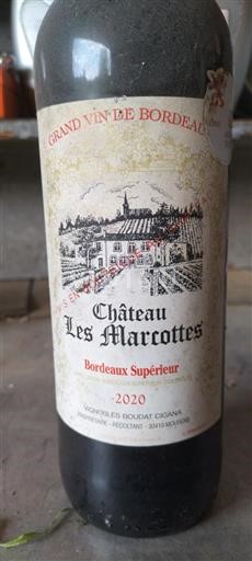 Bordeaux Bordeaux Supérieur Château Les Marcottes 2020