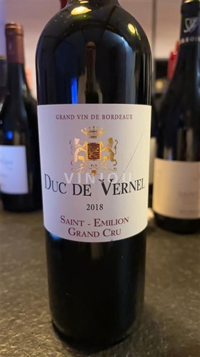 Bordeaux Saint-Émilion Grand Cru Grand Cru Duc de Vernel 2018