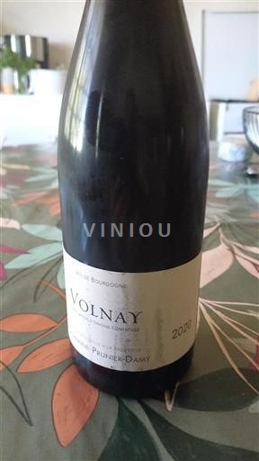 Burgundy Volnay Domaine Prunier-Damy 2020