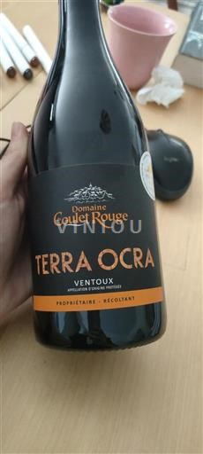 Rhônen laakso Ventoux Domaine Coulet Rouge Terra Ocra 2023