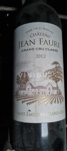 Bordeaux Saint-Émilion Grand Cru Classé Château Jean Faure 2012