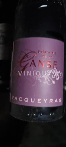 Valle del Rodano Vacqueyras Domaine La Ganse Senza annata