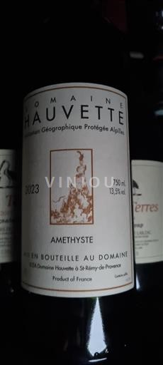 Alpit ja Rhônen maat Alpilles Domaine Hauvette Amethyste 2023