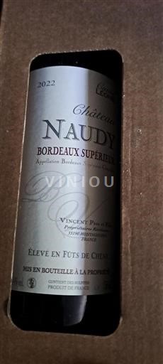 Bordeaux Bordeaux Supérieur Château Naudy Léonce 2022
