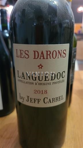Languedoc Jeff Carrel Les Darons 2018