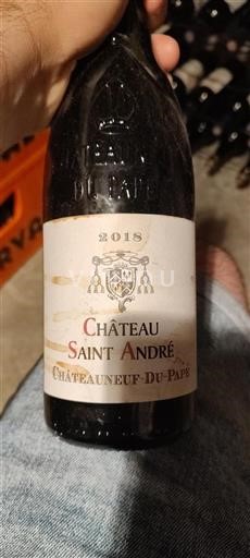 Vale do Ródano Châteauneuf-du-Pape Château Saint André 2018