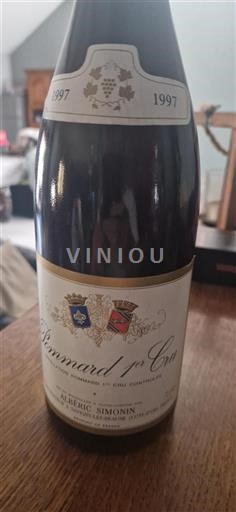 Borgoña No especificado Premier Cru Albéric Simonin Pommard 1er Cru 1997