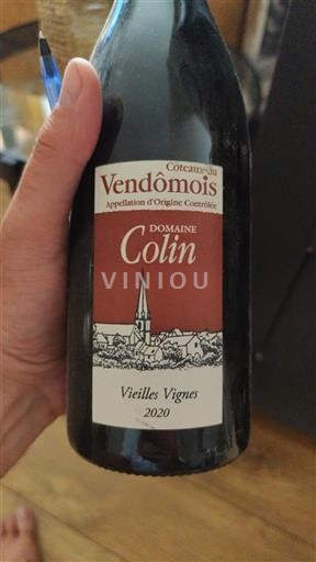 Loirevallei Coteaux du Vendômois Domaine Colin Vieilles Vignes 2020
