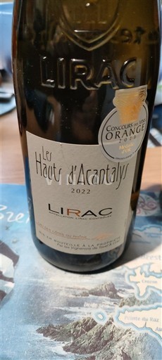 Rhônen laakso Lirac Les Hauts Acantalys 2022