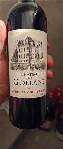 Bordeaux Bordeaux supérieur Château Goëlane 2018