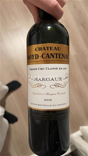 Bordeaux Margaux Grand Cru Château Boyd-Cantenac 2015