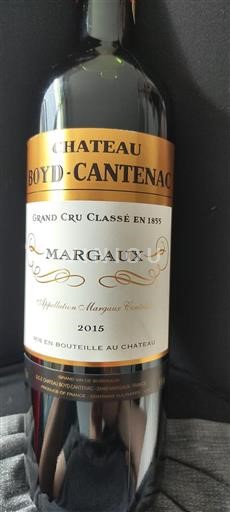 Bordeaux Margaux Grand Cru Château Boyd-Cantenac 2015