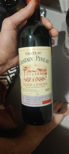 Burdeos Lalande-de-Pomerol Château Chatain Pineau 2017