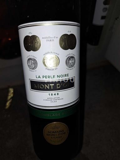 Valais Nespecifikováno Domaine Mont Or La Perle Noire 1848