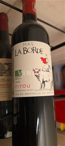 Vin Rouge sec Mas La Borde 2022 France Languedoc Fitou AOC