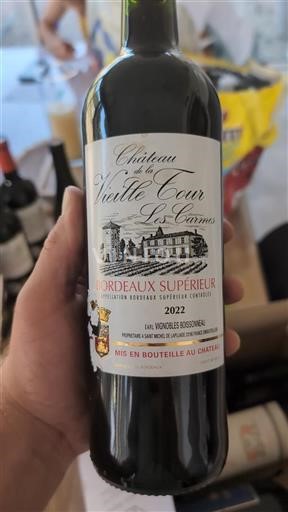 Bordeaux Bordeaux Supérieur Château La Vieille Tour Les Carmes 2022
