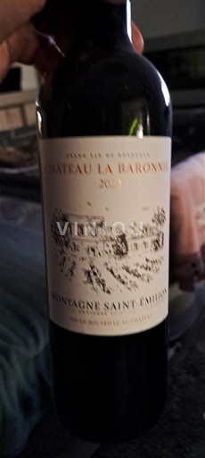 Bordeaux Montagne Saint-Émilion Château La Baronnerie 2022