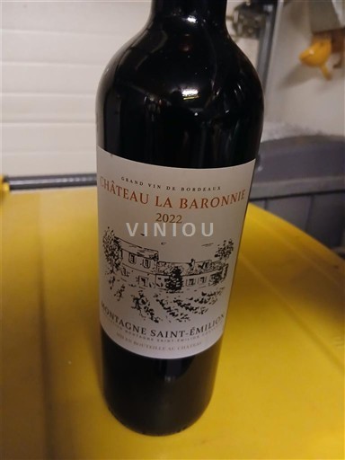 Bordeaux Montagne-saint-émilion Château La Baronnerie 2022